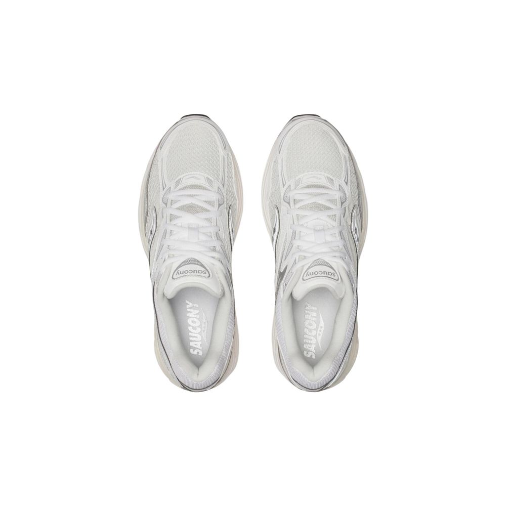Saucony Silver Synthetic Athletic Sneakers Saucony