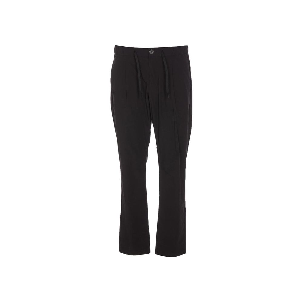Herno Black Elastane Athletic Pants Herno