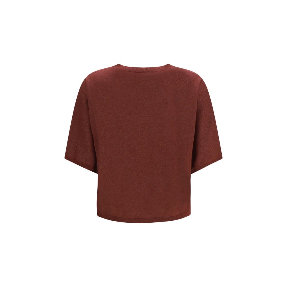 Brunello Cucinelli Bordeaux Cashmere Sweatshirt Brunello Cucinelli