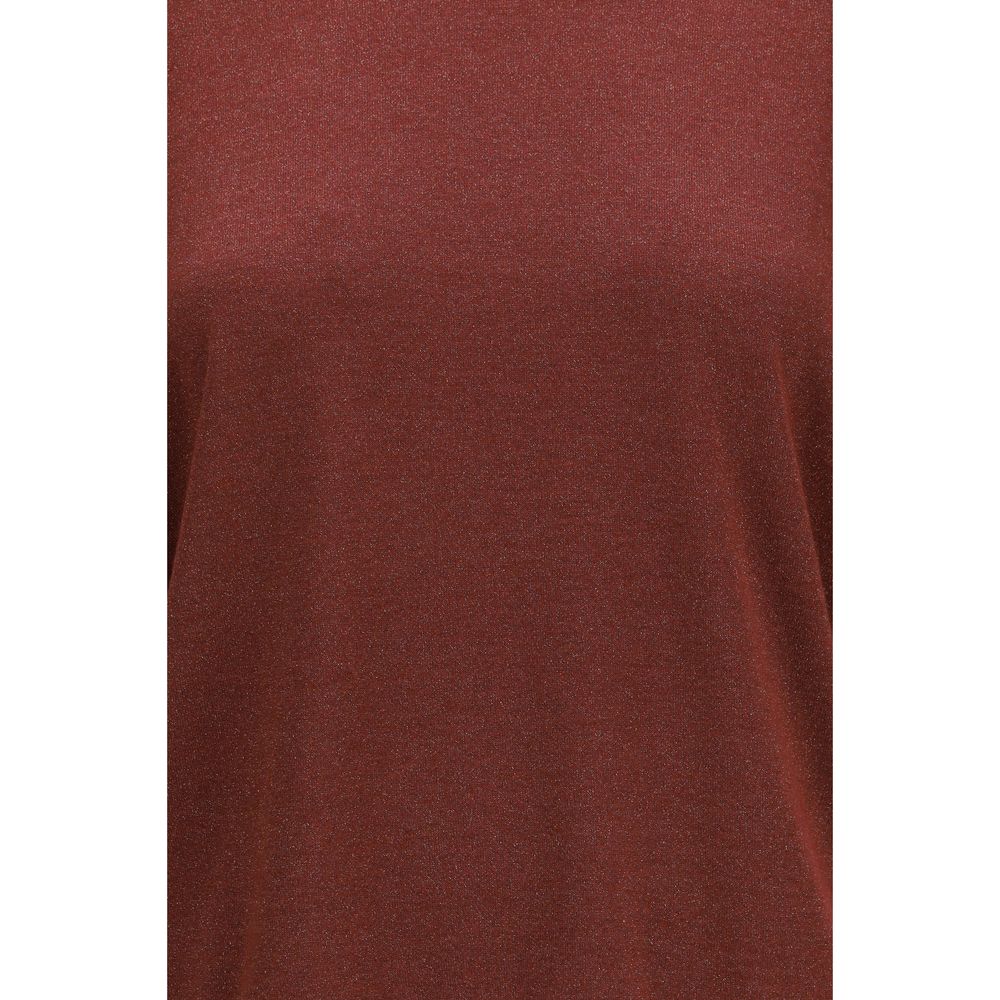Brunello Cucinelli Bordeaux Cashmere Sweatshirt Brunello Cucinelli