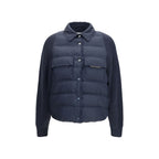 Brunello Cucinelli Blue Polyester Jacket Brunello Cucinelli