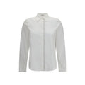 Brunello Cucinelli White Cotton Dress Shirt Brunello Cucinelli