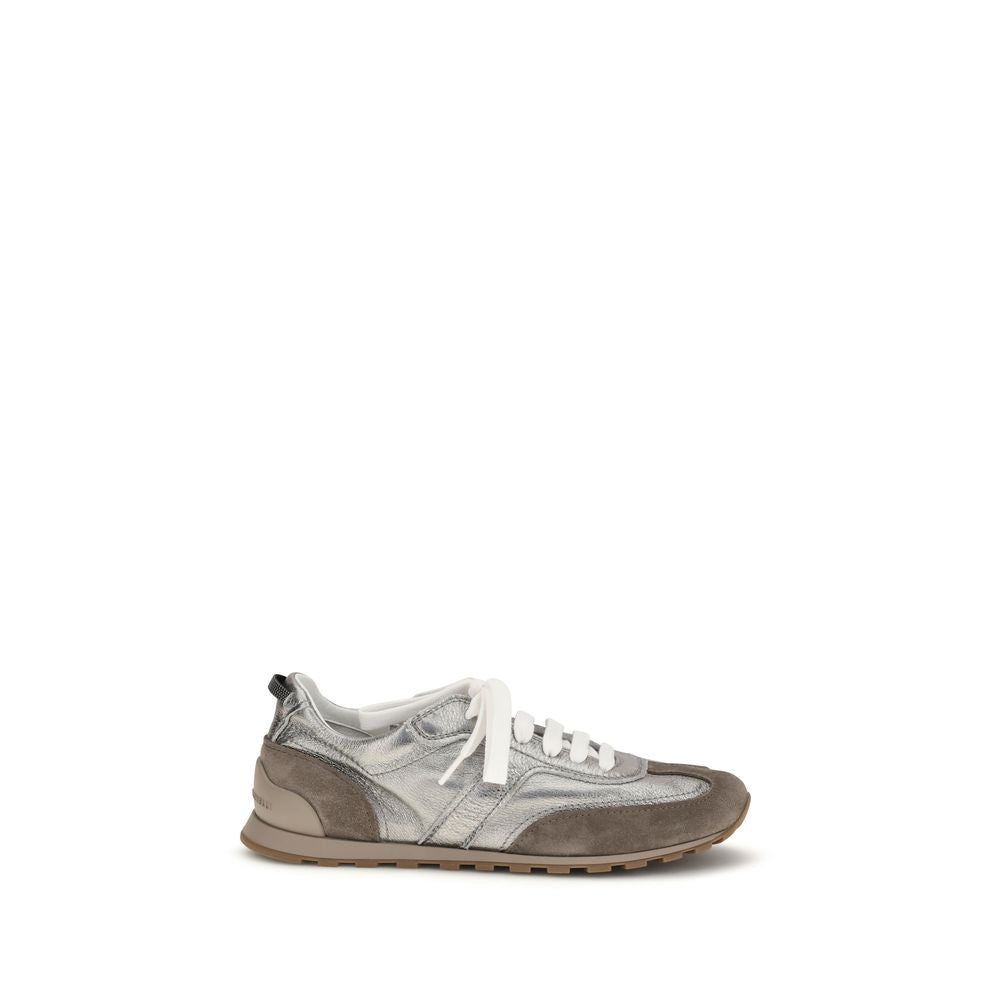 Brunello Cucinelli Multicolor Calf Leather Bos Taurus Athletic Sneakers Brunello Cucinelli