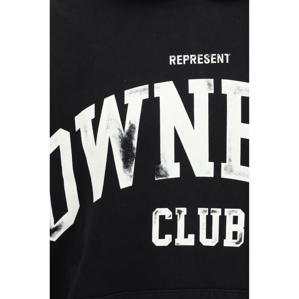 Represent Black Cotton Sweatshirt Represent