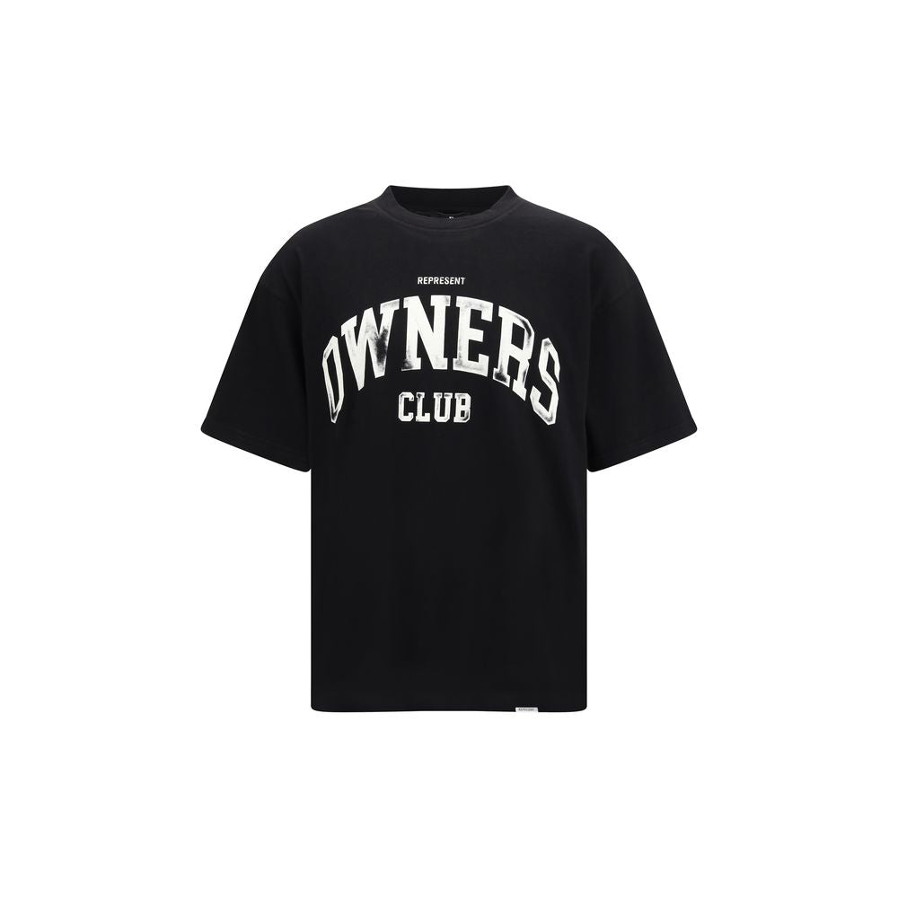 Represent Black Cotton T-Shirt Represent