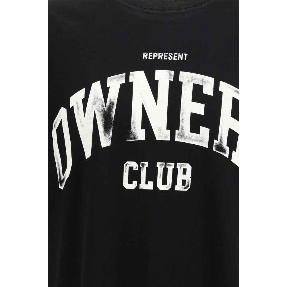 Represent Black Cotton T-Shirt Represent