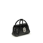 Zanellato Black Calf Leather Bos Taurus Handbag Zanellato