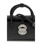 Zanellato Black Calf Leather Bos Taurus Handbag Zanellato