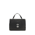 Zanellato Black Calf Leather Bos Taurus Handbag Zanellato
