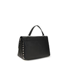 Zanellato Black Calf Leather Bos Taurus Handbag Zanellato