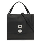 Zanellato Black Calf Leather Bos Taurus Handbag Zanellato