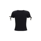 Burberry Black Cotton T-Shirt Burberry