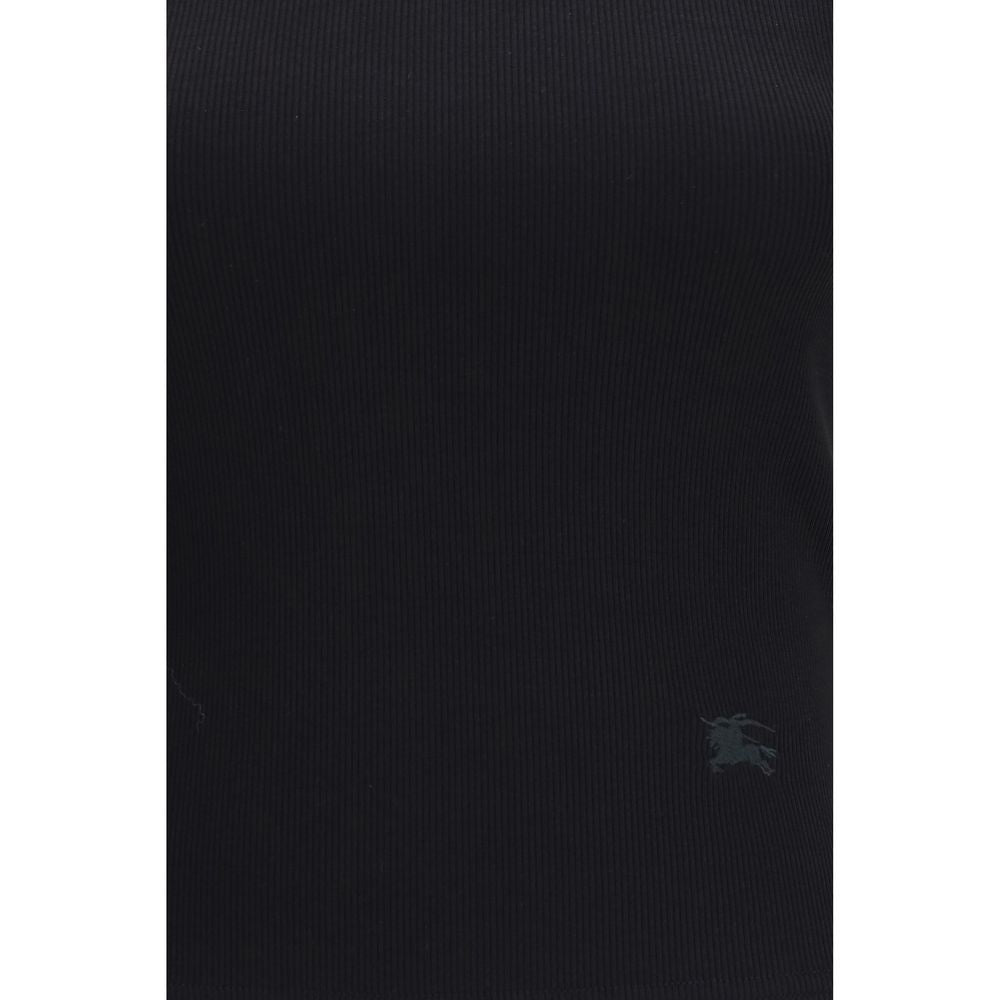 Burberry Black Cotton T-Shirt Burberry
