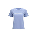 Burberry Blue Cotton T-Shirt Burberry