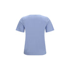 Burberry Blue Cotton T-Shirt Burberry