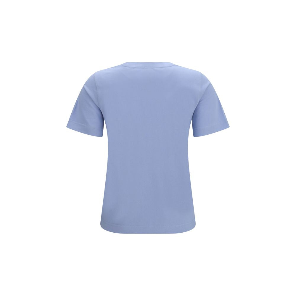Burberry Blue Cotton T-Shirt Burberry