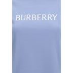 Burberry Blue Cotton T-Shirt Burberry