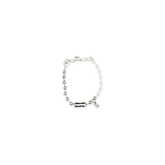 Alexander McQueen White Brass Bracelet Alexander McQueen