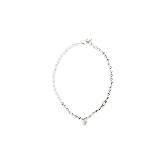 Alexander McQueen White Brass Necklace Alexander McQueen