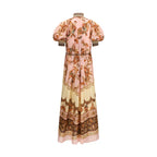 Zimmermann Multicolor Silk Casual Dress Zimmermann