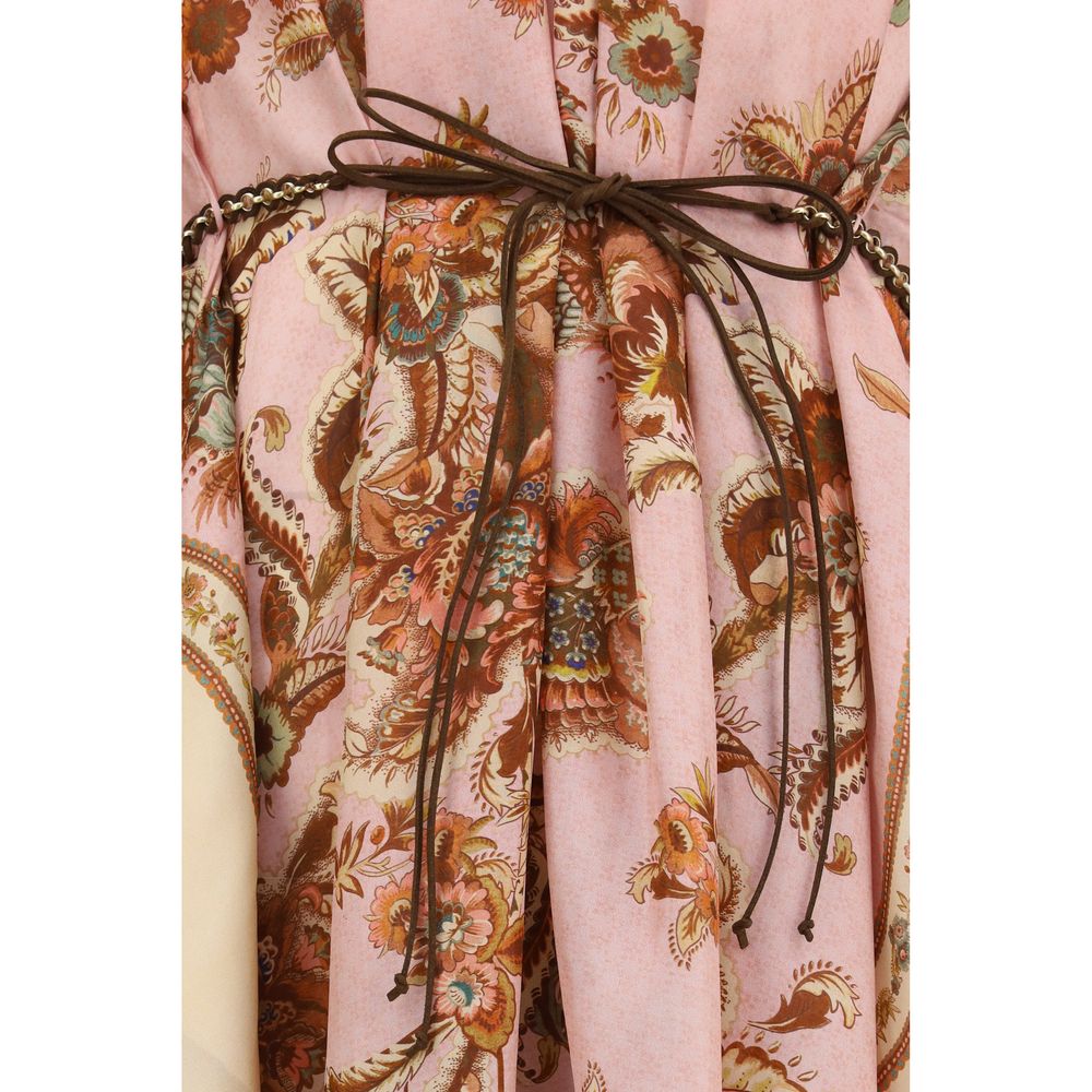 Zimmermann Multicolor Silk Casual Dress Zimmermann