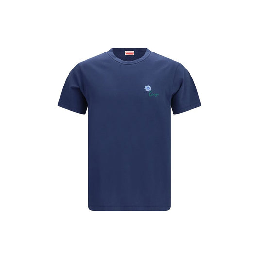 Kenzo Blue Cotton T-Shirt Kenzo