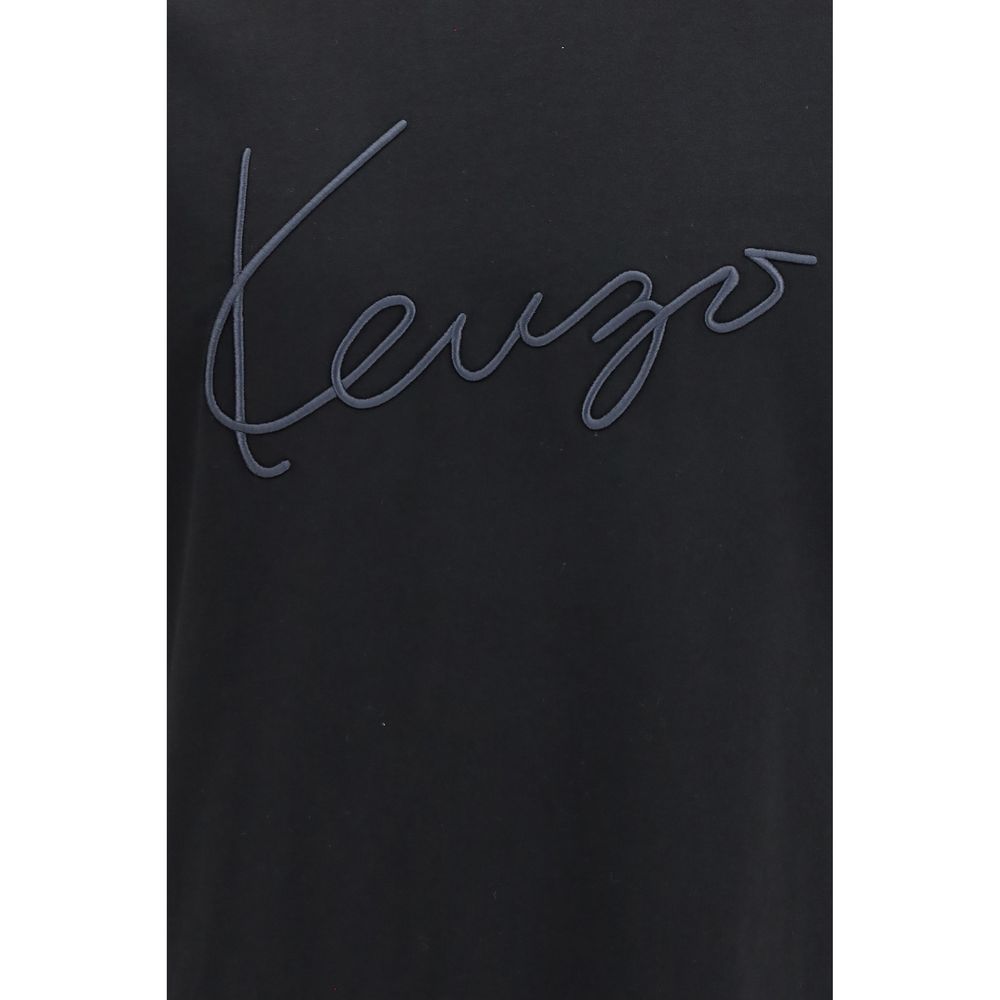 Kenzo Black Cotton T-Shirt Kenzo