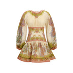 Zimmermann Multicolor Cotton Casual Dress Zimmermann