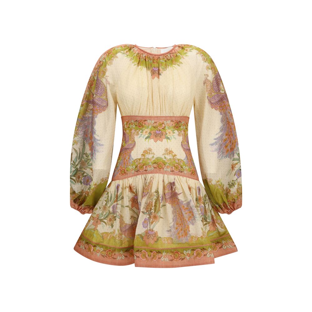 Zimmermann Multicolor Cotton Casual Dress Zimmermann