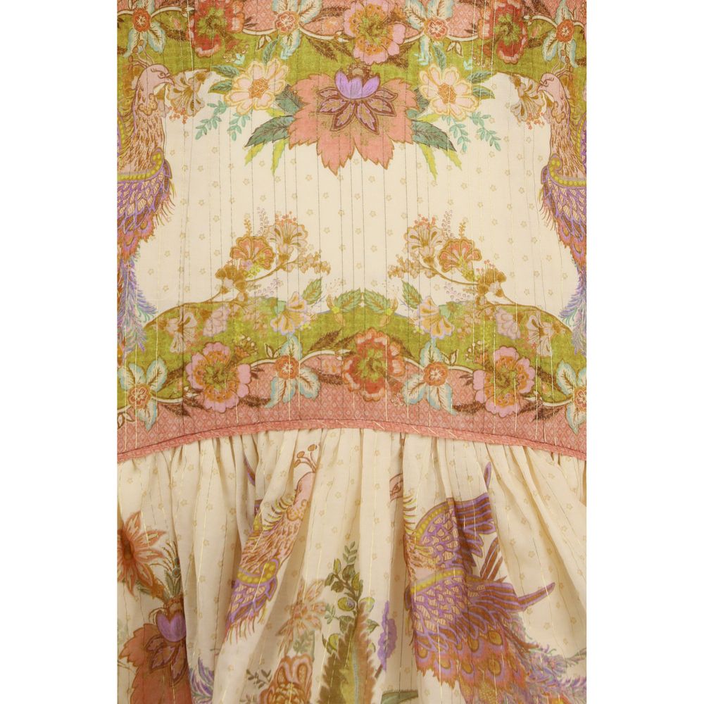 Zimmermann Multicolor Cotton Casual Dress Zimmermann