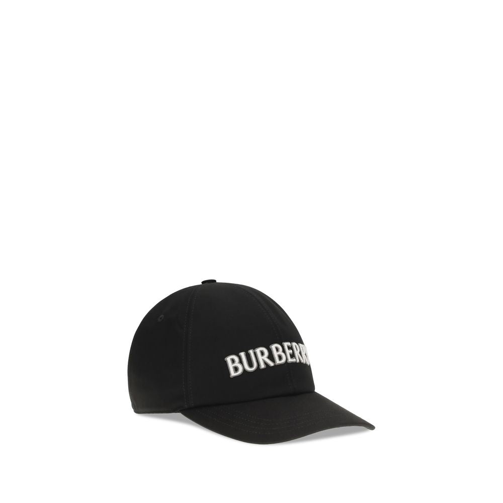 Burberry Black Cotton Cap Baseball Hat