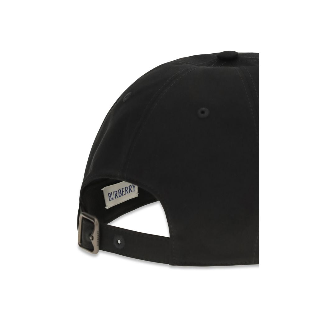 Burberry Black Cotton Cap Baseball Hat