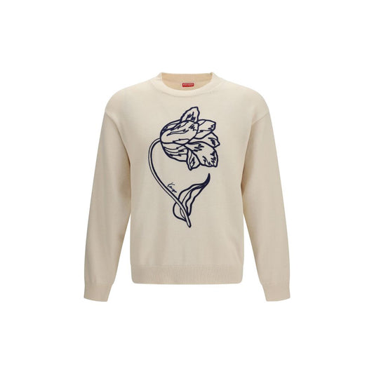 Kenzo Beige Cotton Sweatshirt Kenzo