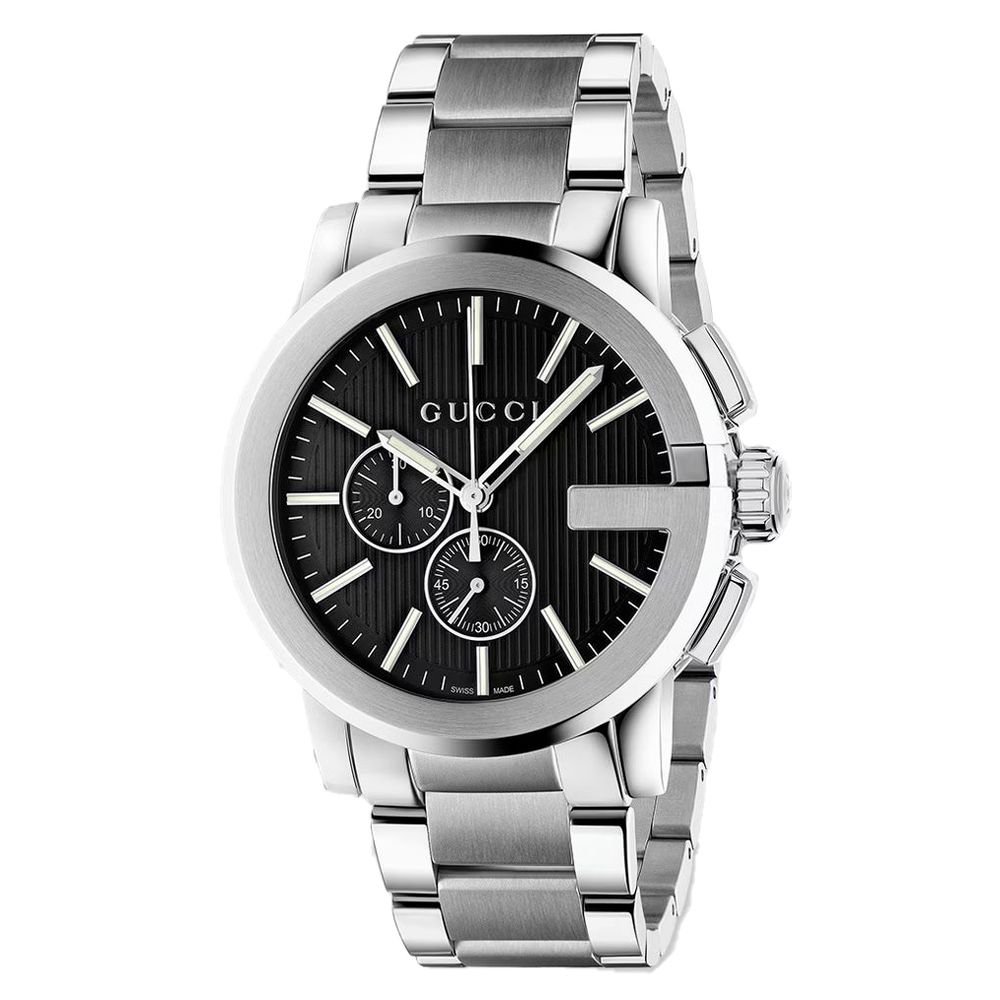 Gucci Gray Stainless Steel Dress Watch Gucci