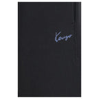 Kenzo Black Cotton Joggers Workout Pants