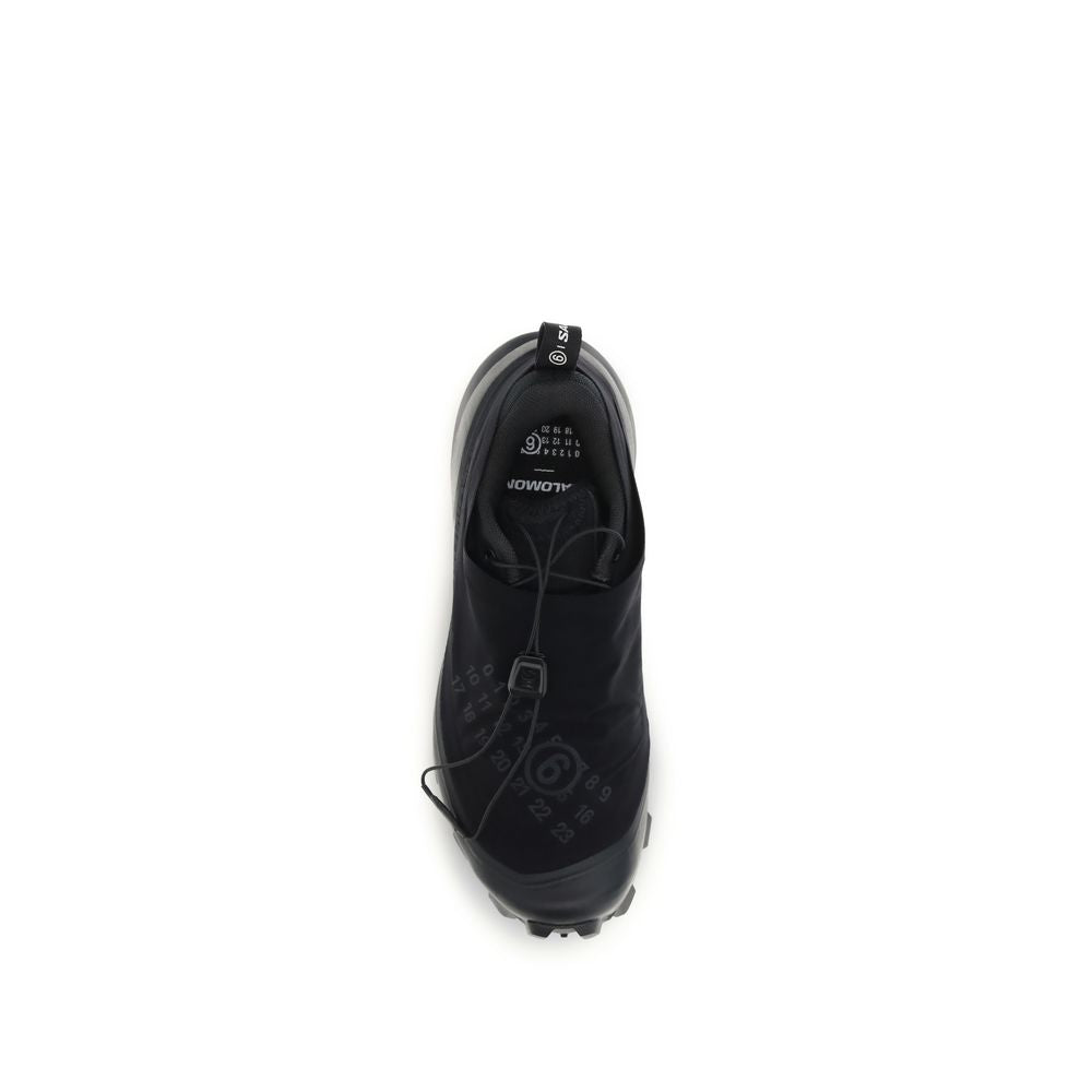 MM6 Black Nylon Athletic Sneakers MM6