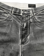 Dolce & Gabbana Grey Washed Mid Waist Straight Denim Jeans