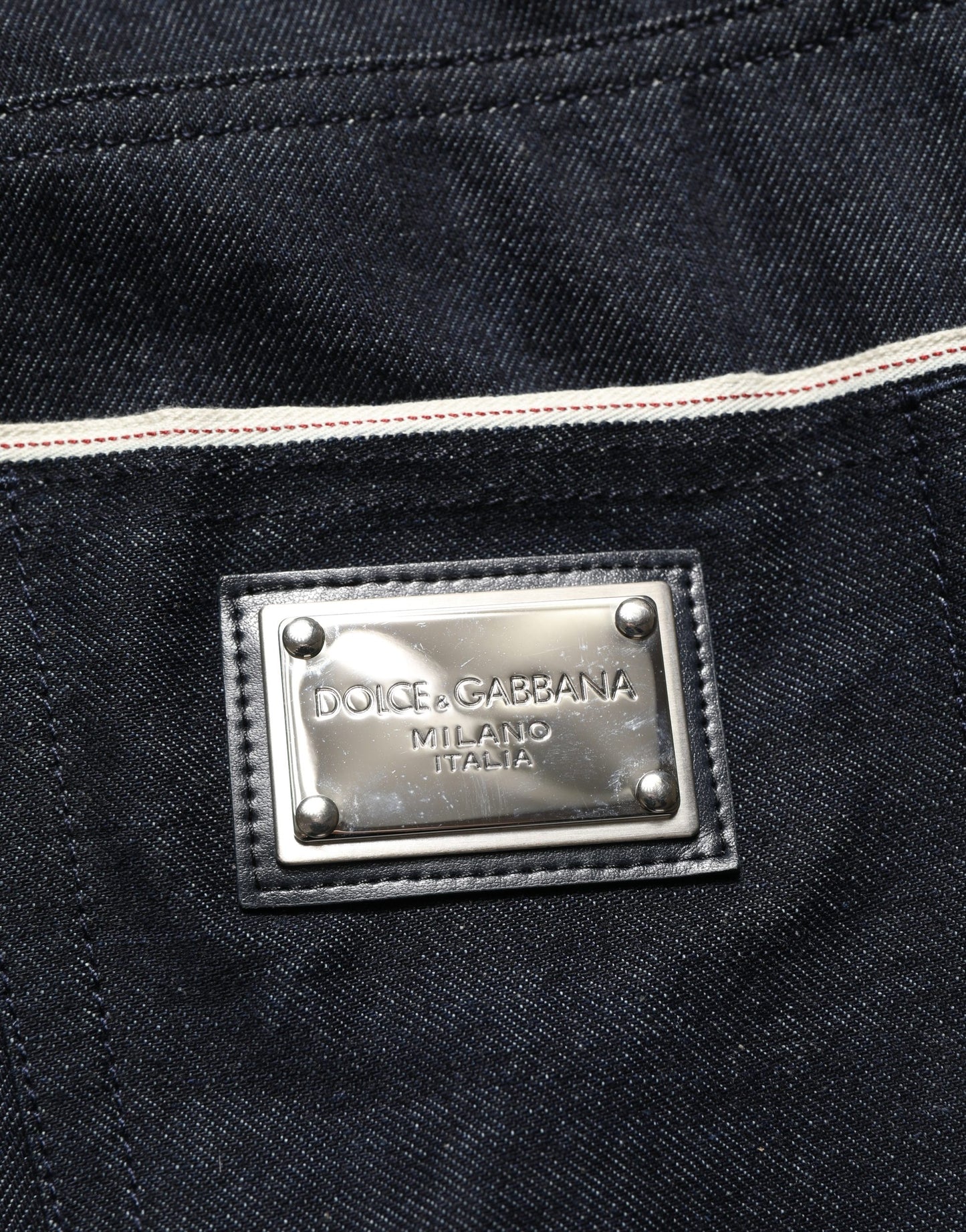 Dolce & Gabbana Black Cotton Mid Waist Classic Men Denim Jeans Dolce & Gabbana