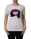 Dolce & Gabbana White D&G WE LOVE JAPAN Print Cotton T-shirt - Eljoys Fashion 