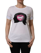 Dolce & Gabbana White D&G WE LOVE JAPAN Print Cotton T-shirt