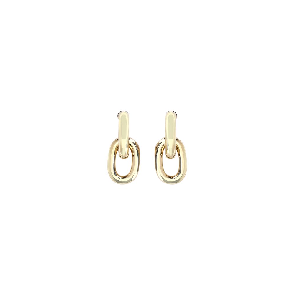 Rabanne Gold Resin Earrings Rabanne