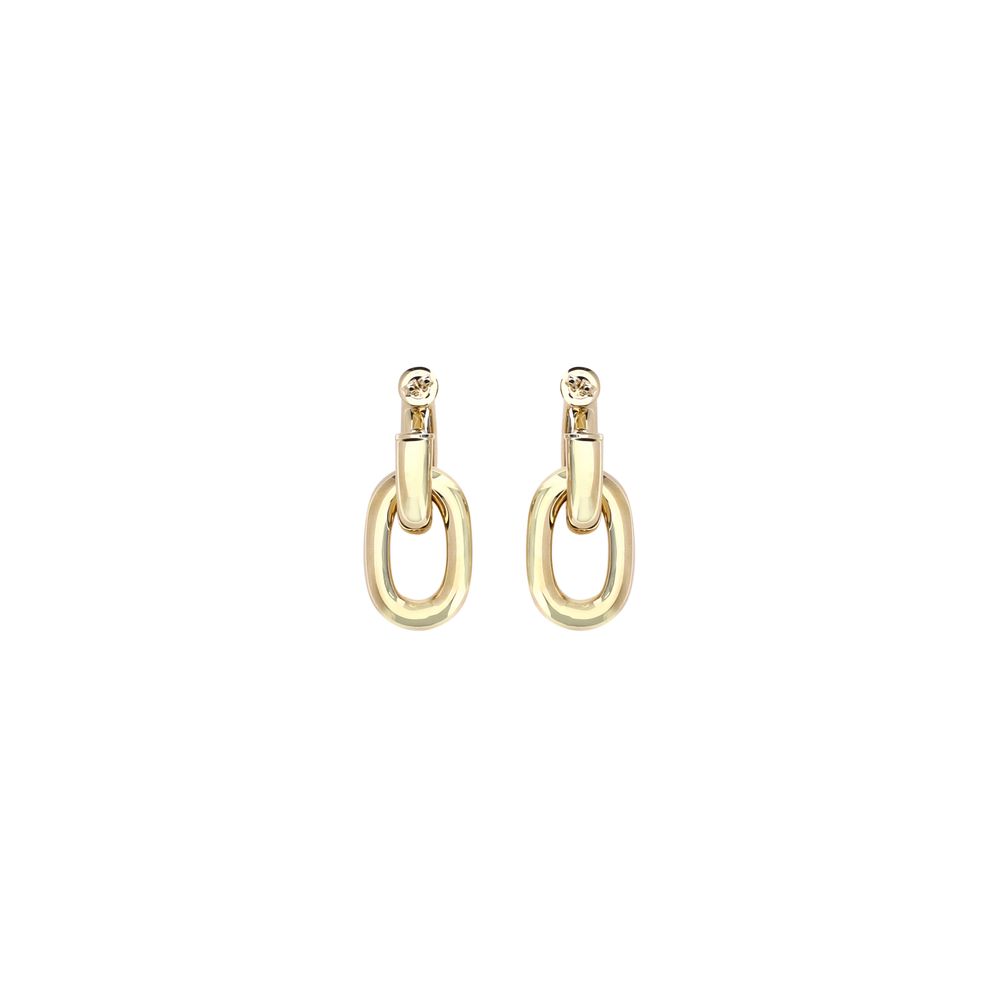 Rabanne Gold Resin Earrings Rabanne
