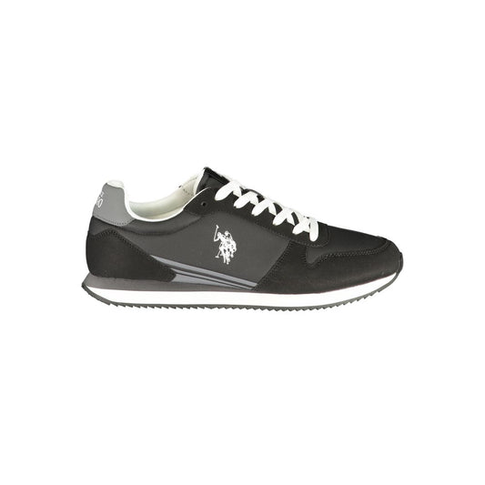 U.S. POLO ASSN. Black Polyurethane Men's Sneaker U.S. POLO ASSN.