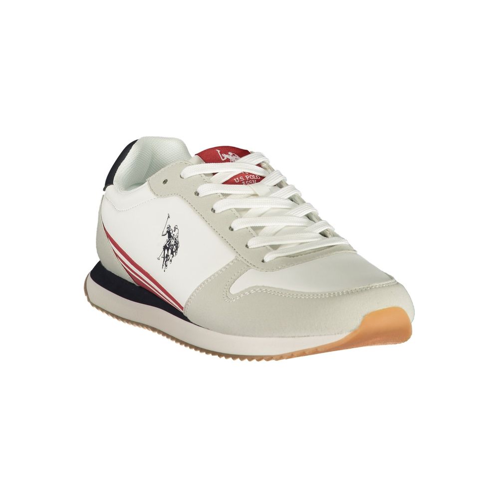 U.S. POLO ASSN. White Polyurethane Men's Sneaker U.S. POLO ASSN.