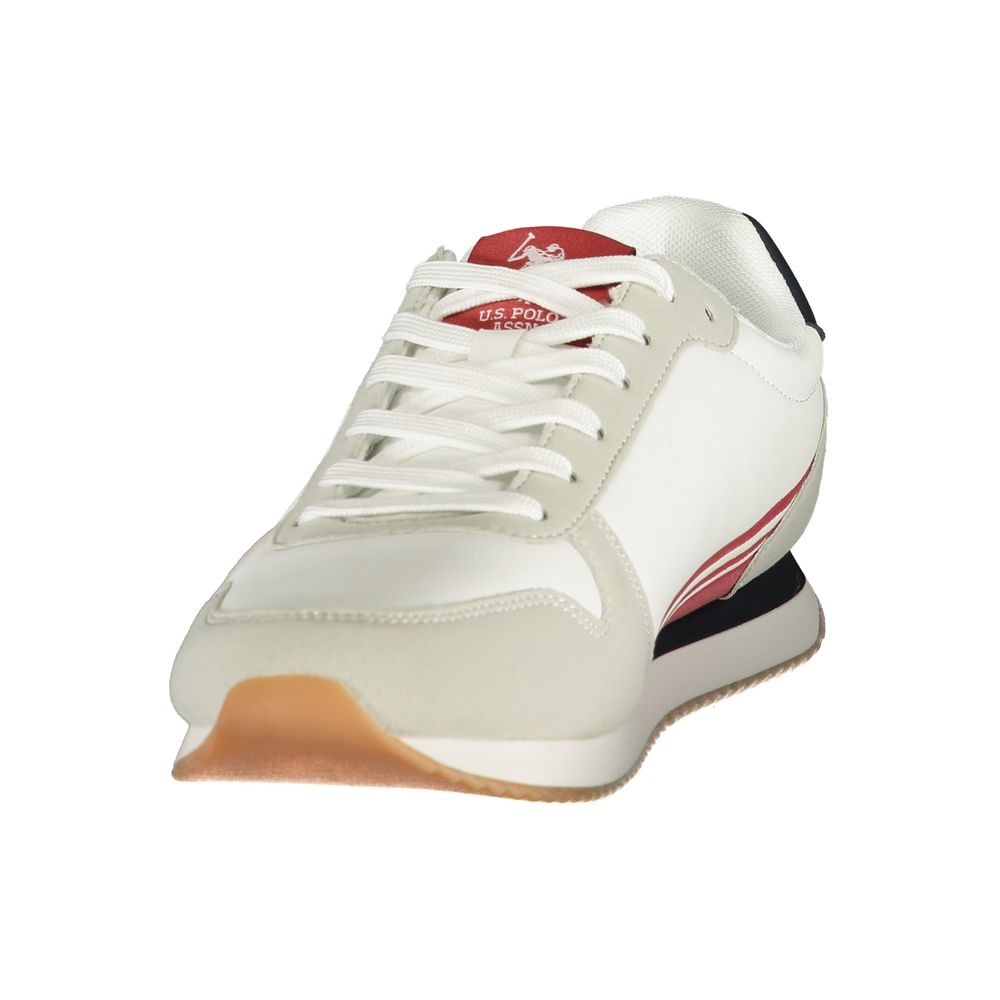 U.S. POLO ASSN. White Polyurethane Men's Sneaker U.S. POLO ASSN.