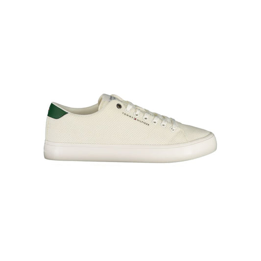 Tommy Hilfiger Bianco Polyester Men's Sneaker Tommy Hilfiger