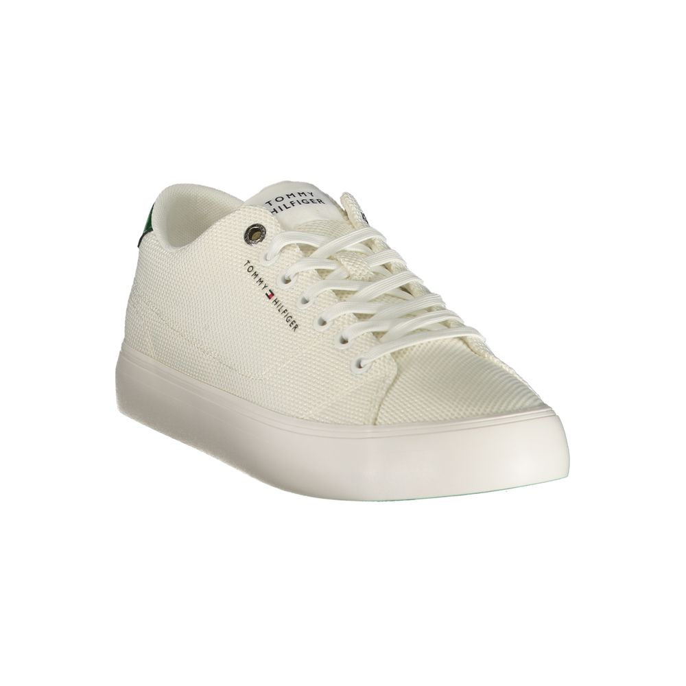 Tommy Hilfiger Bianco Polyester Men's Sneaker Tommy Hilfiger