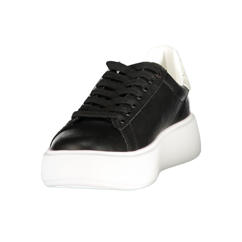 U.S. POLO ASSN. Black Polyurethane Women's Sneaker U.S. POLO ASSN.