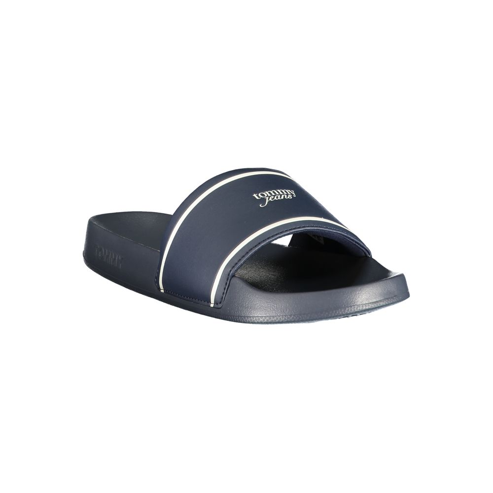 Tommy Hilfiger Blue Polyurethane Women's Slipper Tommy Hilfiger