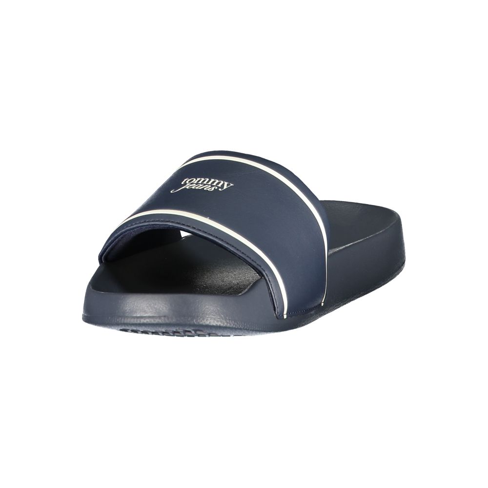 Tommy Hilfiger Blue Polyurethane Women's Slipper Tommy Hilfiger